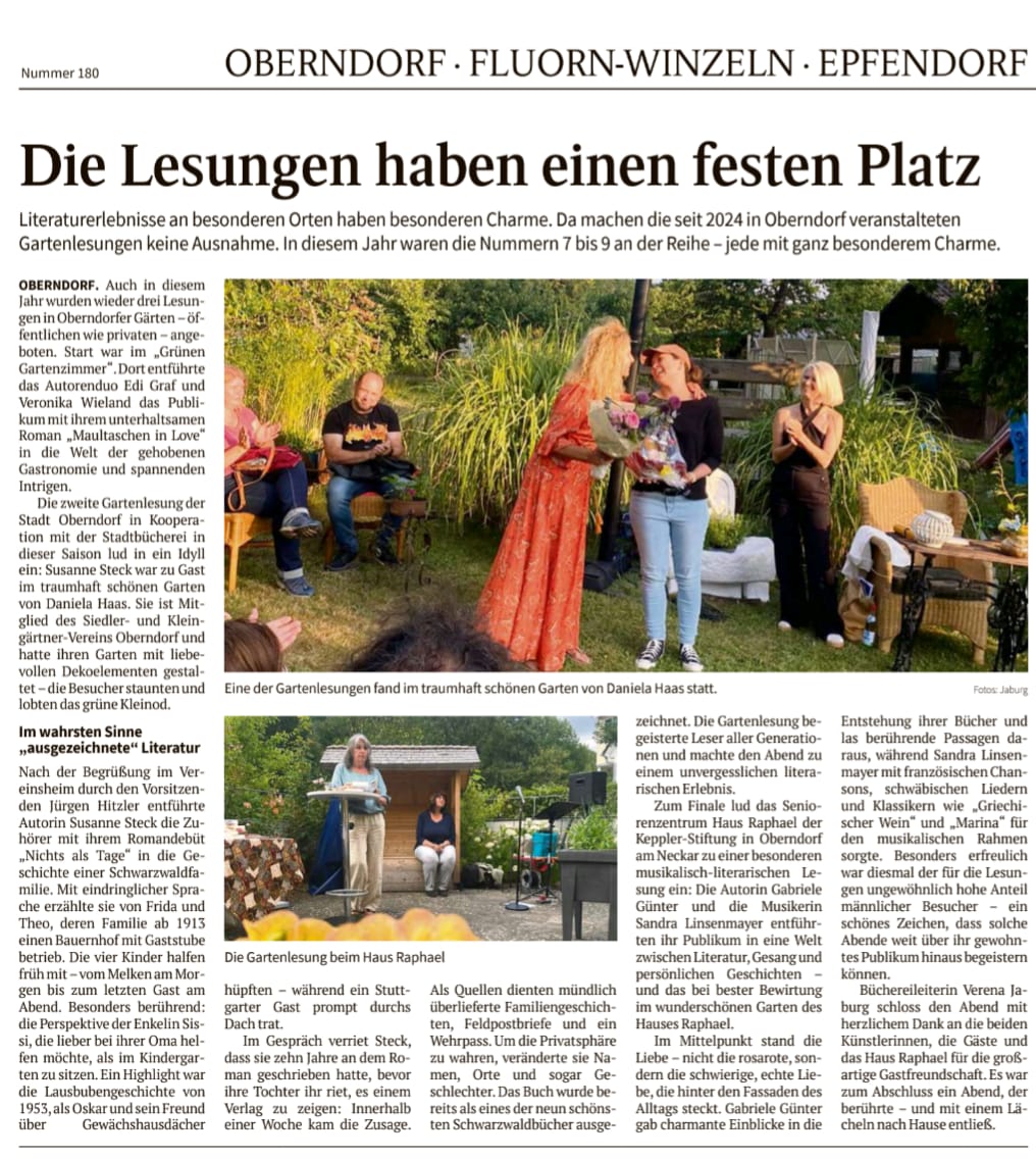 Schwabobericht von 07.08.26